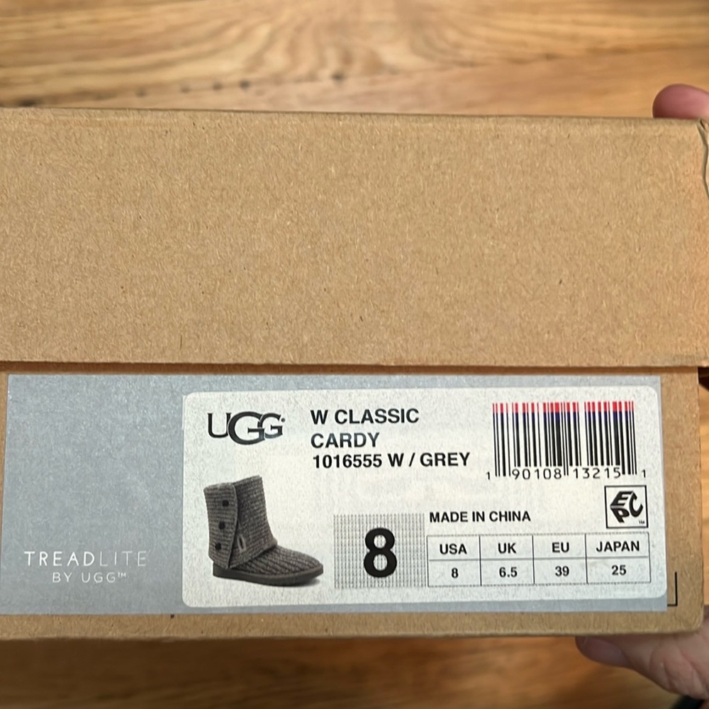 Gently used Ugg Classic Cardy Grey 8